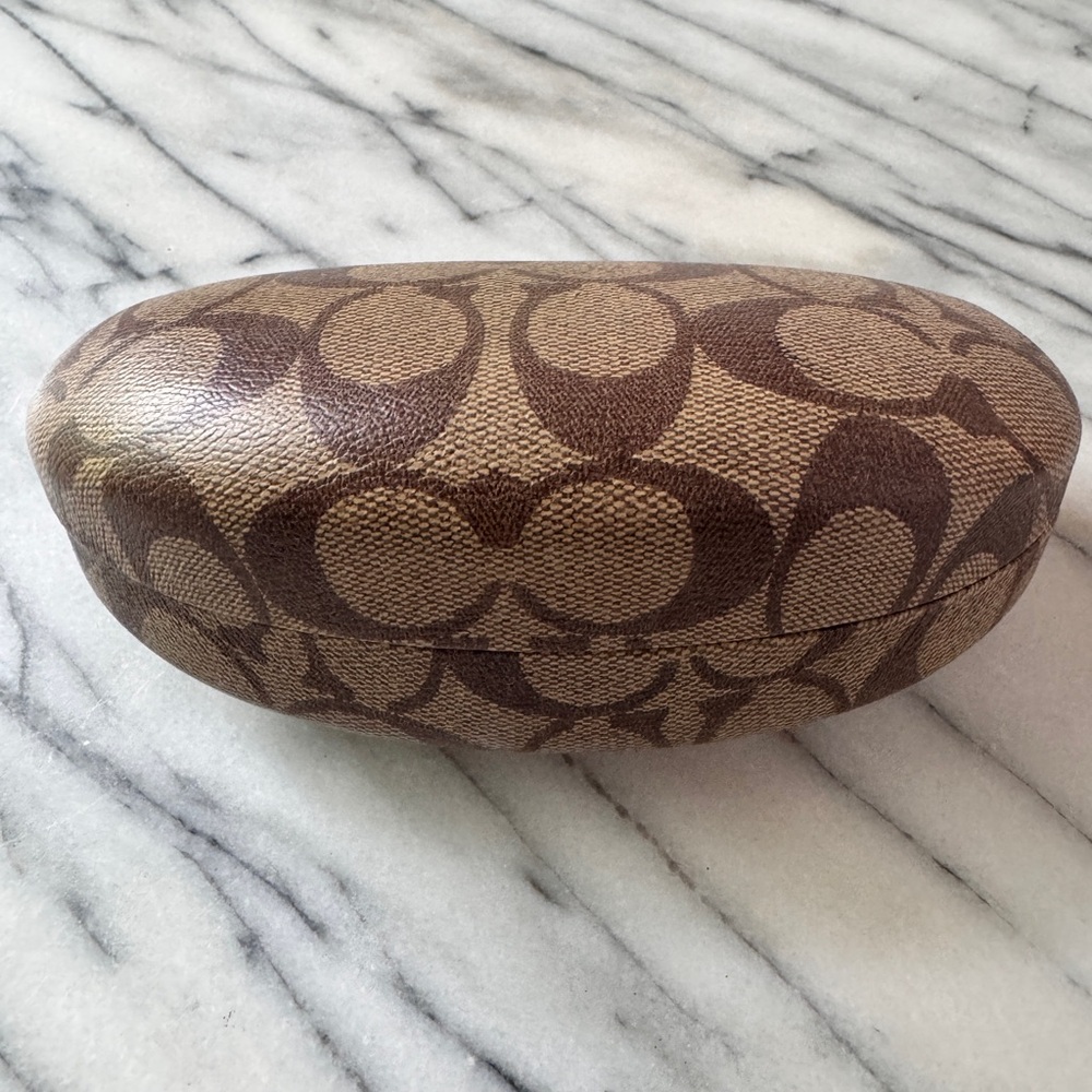 Signature Coach sunglasses case